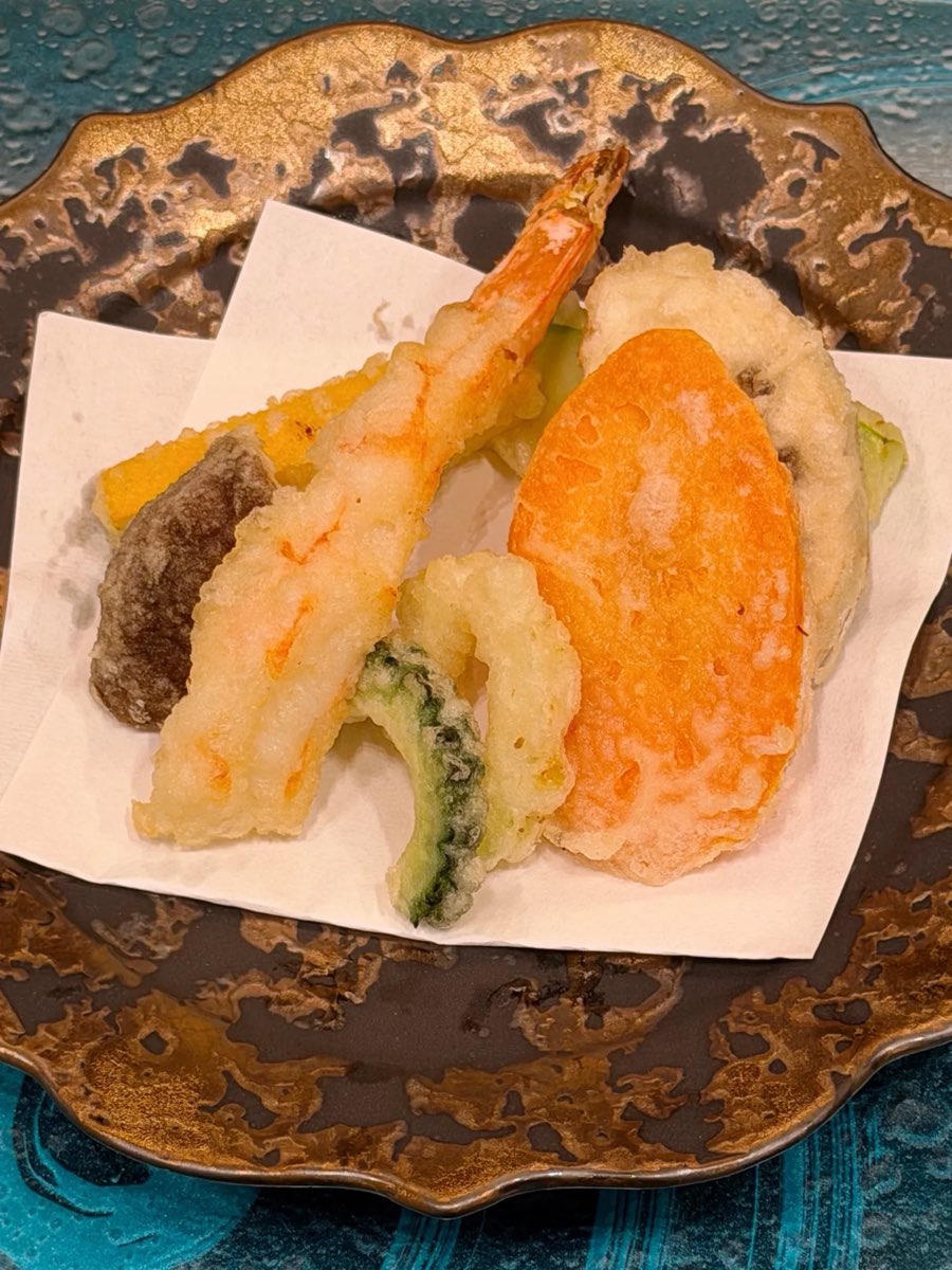 海老と旬菜の天麩羅